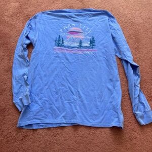 Blue 84 Park City Utah Long Sleeve Shirt Size XL 100% Cotton